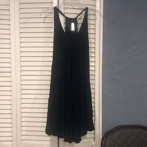 Black flowy dress. V-neck
